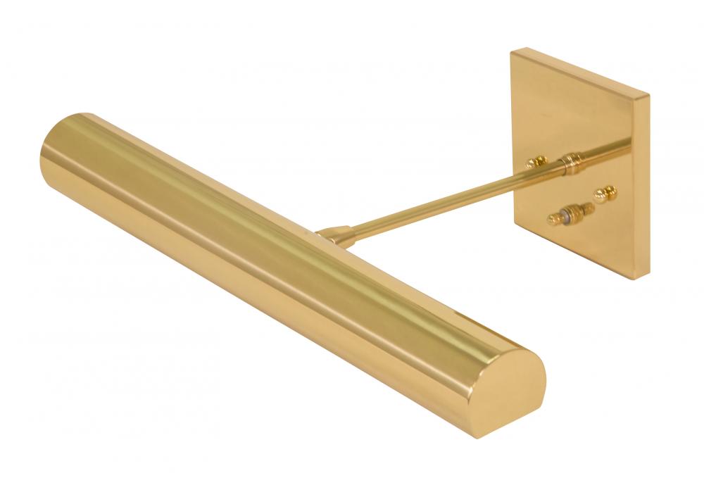 Direct Wire Contemporary 16" Polished Brass Plug-In Picture Lights