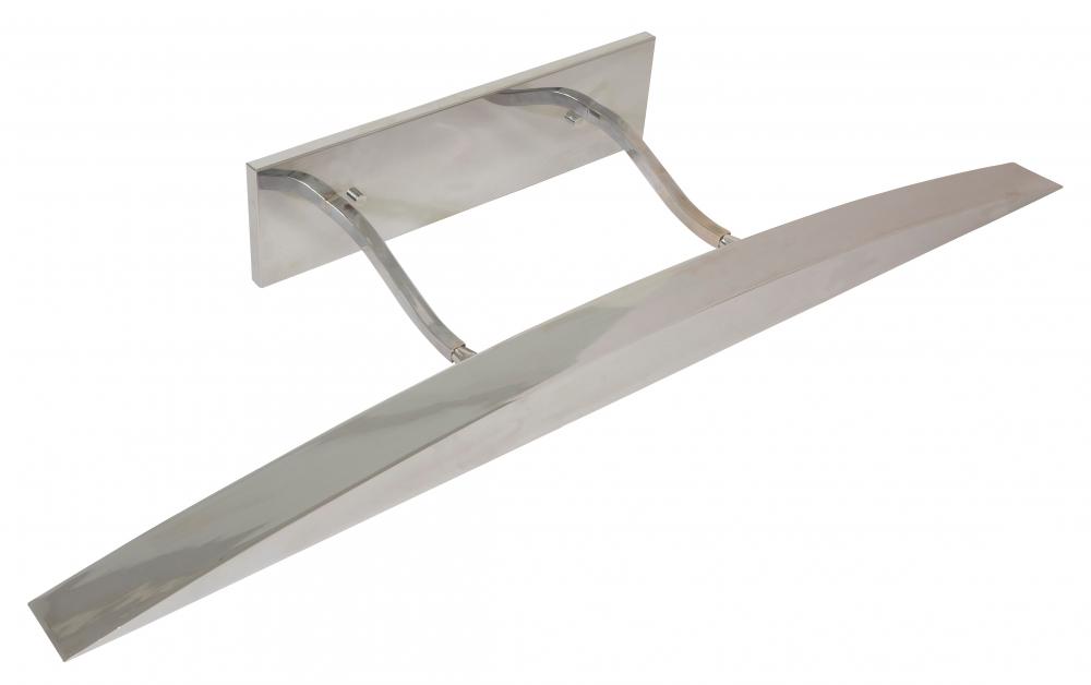 36" Direct Wire Ultra-Wide Plug-In Picture Lights in Chrome