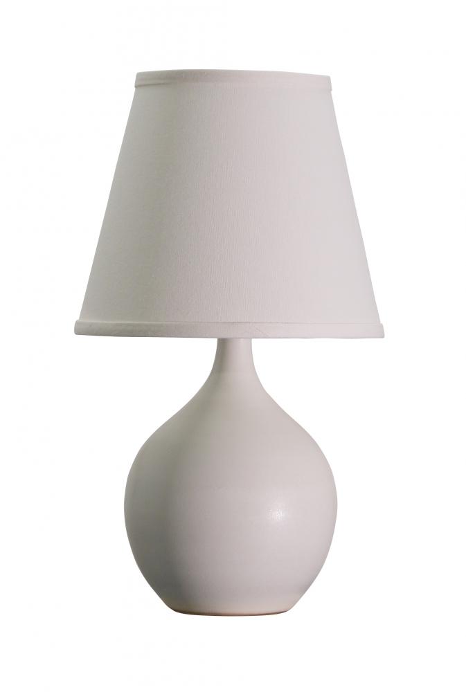 Scatchard 13.5" Mini Accent Lamp in White Matte
