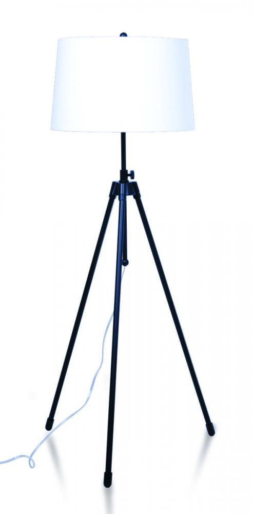 Tripod Adjustable Floor Lamps Black