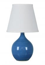 House of Troy GS50-CB - Scatchard 13.5" Mini Accent Lamp in Cornflower Blue