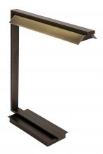 House of Troy JLED550-CHB - 19" Jay LED Table Lamps in Chestnut Bronze with Antique Brass