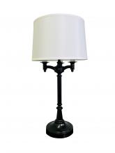 House of Troy L850-BLK - Lancaster 31.75" Antique Brass Six Way Table Lamps