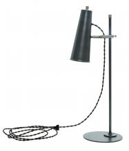 House of Troy NOR350-GTSN - Norton Adjustable LED Table Lamps in Granite with Satin Nickel Accents