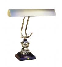 House of Troy P14-232-C71 - Desk/Piano Lamp 14" Antique Brass with Cordovan Accents