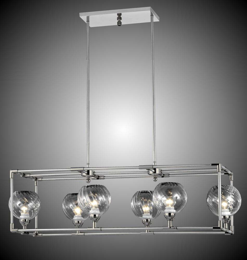 6 Light Magro Globe Island Light
