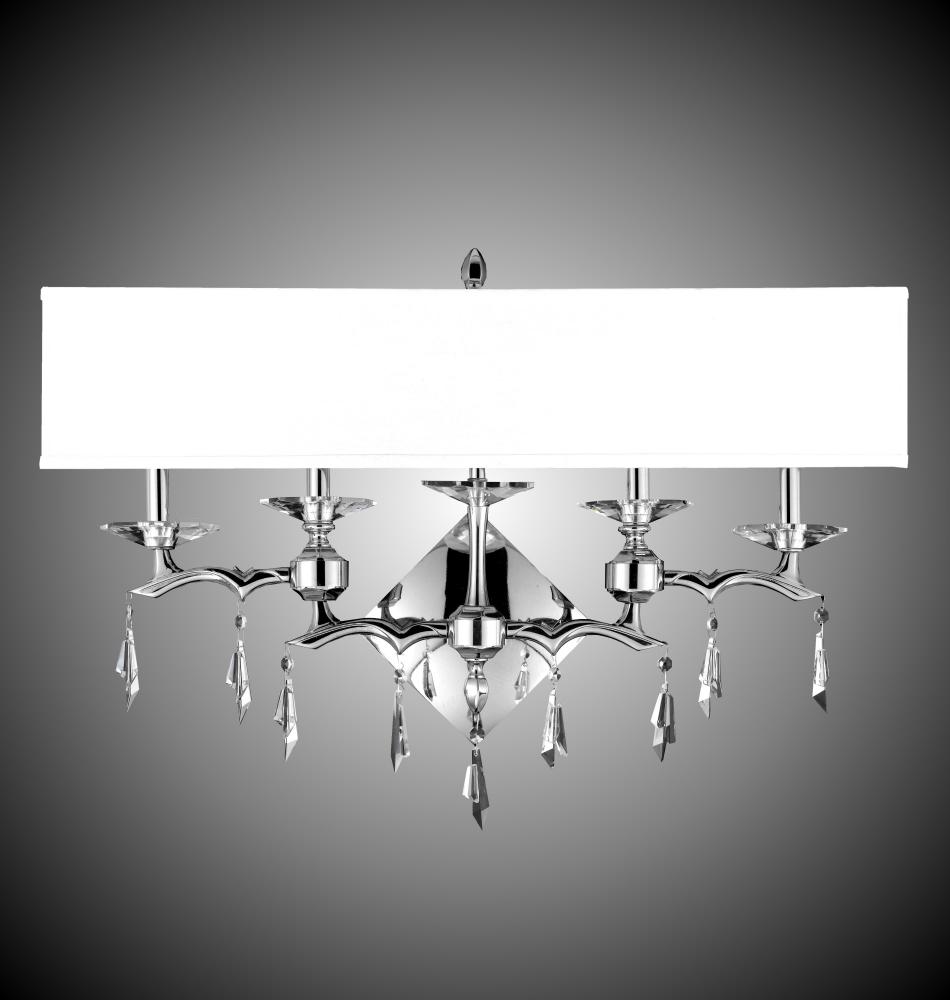 4 Light Kaya Rectangular Shade Wall Sconce