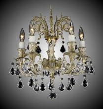 American Brass & Crystal CH2001-O-01G-ST - 5 Light Finisterra Chandelier