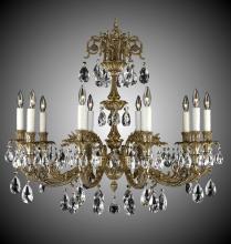 American Brass & Crystal CH2004-O-08G-ST - 10 Light Finisterra Chandelier
