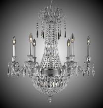 American Brass & Crystal CH2141-P-04G-ST - 6+ 3 Light Finisterra Chandelier