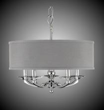 American Brass & Crystal CH5424-35S-ST-PG - 19 inch Kensington Drum Shade Chandelier