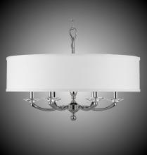 American Brass & Crystal CH5426-37G-ST-GL - 28 inch Kensington Drum Shade Chandelier