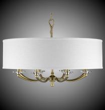 American Brass & Crystal CH5427-37G-38G-ST-PG - 32 inch Kensington Drum Shade Chandelier