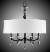 American Brass & Crystal CH5485-O-35S-36G-ST-GL - 24 inch Kensington Empire Drum Shade Chandelier