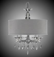 American Brass & Crystal CH5602-G-37G-ST-GL - 19 inch Kaya Drum Shade Chandelier
