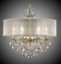 American Brass & Crystal CH6522-O-02G-ST-HL - 6 Light Llydia Chandelier