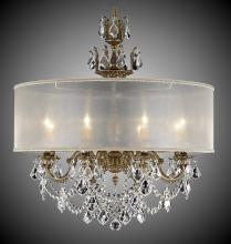 American Brass & Crystal CH6542-A-02G-ST-HL - 8 Light Llydia Chandelier