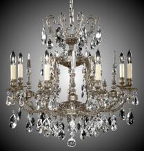 American Brass & Crystal CH7013-O-10W-ST - 8 Light Parisian Chandelier