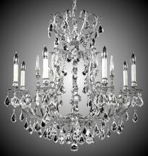 American Brass & Crystal CH7014-O-08G-ST - 8 Light Parisian Chandelier