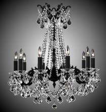 American Brass & Crystal CH9284-O-04G-ST - 10 Light Crystella Chandelier