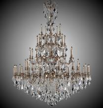 American Brass & Crystal CH9325-O-05S-ST - 55 Light Elise Chandelier