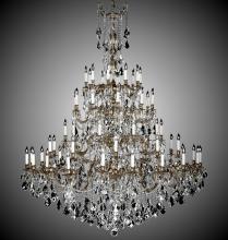 American Brass & Crystal CH9326-A-10G-ST - 60 Light Elise Chandelier