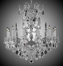 American Brass & Crystal CH9382-A-01G-ST - 12 Light Venetian Chandelier