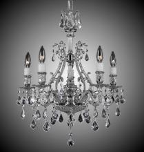 American Brass & Crystal CH9630-A-02G-ST - 5 Light Chateau Chandelier