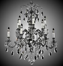 American Brass & Crystal CH9724-A-13S-PI - 6+6 Light Marlena Chandelier