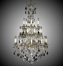 American Brass & Crystal CH9826-O-12G-PI - 25 Light Bellagio Chandelier
