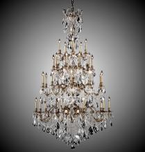 American Brass & Crystal CH9827-A-05S-PI - 35 Light Bellagio Chandelier