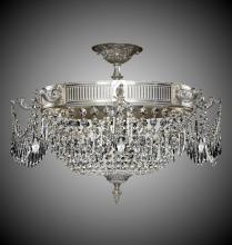 American Brass & Crystal FM8012-P-23S - 8 Light Valencia Flush Mount