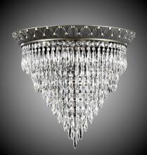 American Brass & Crystal FM8822-U-02G - 22" L.E.D Corinthian SPIRE Flush Mount