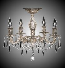 American Brass & Crystal FM9511-O-23S - 5 Light Rosetta Flush Mount
