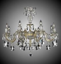 American Brass & Crystal FM9744-O-23S - 8 Light Marlena Flush Mount