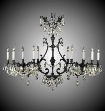 American Brass & Crystal IL9684-2-O-08G-PI - 10 Light 2 Arm Chateau Island Light with Draping