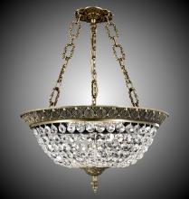 American Brass & Crystal PD8219-P-16G - 19"W 6 Light Corinthian Pendant