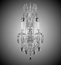 American Brass & Crystal WS2082-O-02G-ST - 2 Light Finisterra with draping Empire Wall Sconce