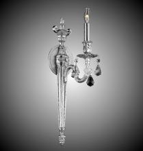 American Brass & Crystal WS2111-U-07G-ST - 1 Light Torch Wall Sconce