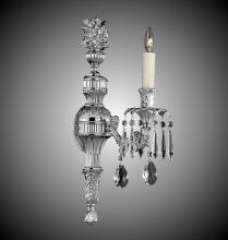 American Brass & Crystal WS9061-A-23S-ST - 1 Light Finisterra Torch Wall Sconce