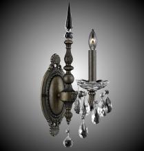 American Brass & Crystal WS9391-O-10G-PI - 1 Light Venetian Wall Sconce