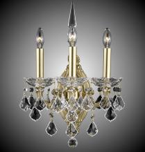 American Brass & Crystal WS9393-O-07G-PI - 3 Light Venetian Wall Sconce