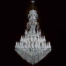 Worldwide Lighting Corp W83067C78 - Maria Theresa 72-Light Chrome Finish and Clear Crystal Chandelier 78 in. Dia x 126 in. H Three 3 Tie