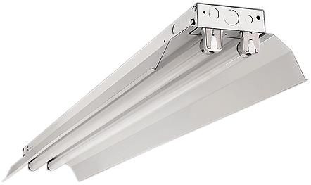 STRIP IND 296T12 MV WHT REFL STD MT