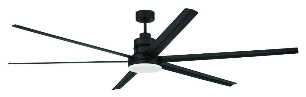 80" Ceiling Fan w/DC Motor w/Blades, Damp Rated