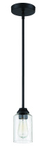 Craftmade 53191-FB - Chicago 1 Light Mini Pendant in Flat Black