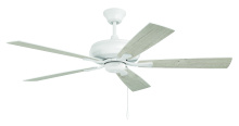 Craftmade ECF52W5-WWOK - 52" Eos in White w/ White/Washed Oak Blades