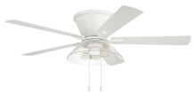 Craftmade IST52W5 - 52" Hugger Ceiling Fan w/Blades & 2x4w LED Light Kit