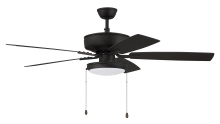 Craftmade P119ESP5-52ESPWLN - 52" Ceiling Fan w/Blades, White Slim Pan LED Light Kit