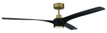 Craftmade PHB60FBSB3 - 60" Ceiling Fan w/DC Motor, W/Blades & LED Light kit, Wi-Fi